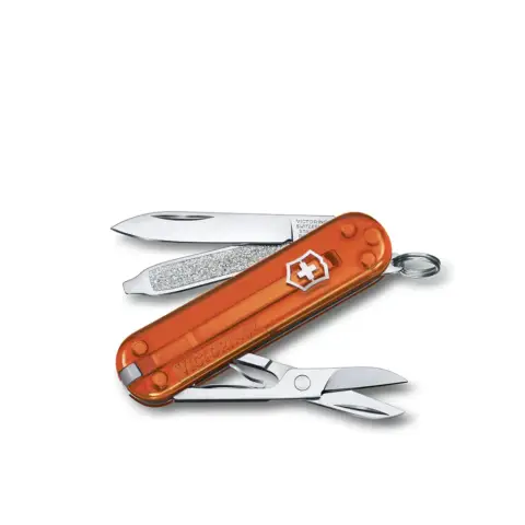Žepni nož Classic SD Transparent, Fire opal