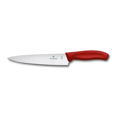 Kuharski nož Victorinox, 19cm, rdeč