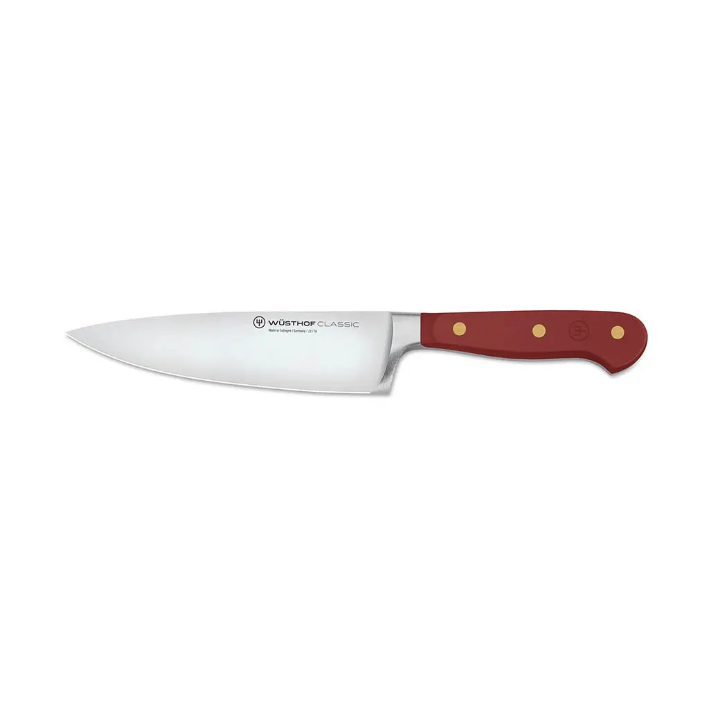 Kuharski nož Classic Color 16cm, temno rdeča