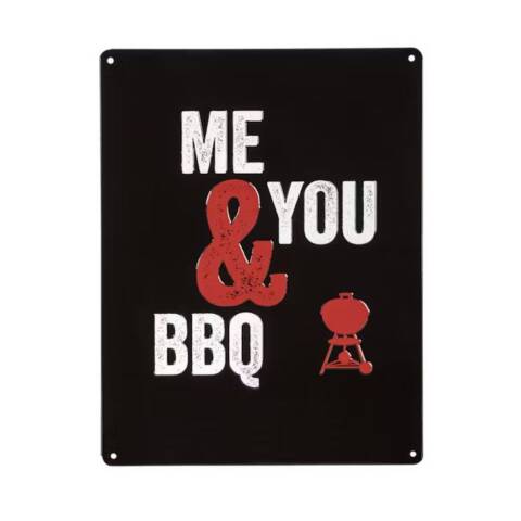 Weber retro ploščica "Me&You"BBQ"